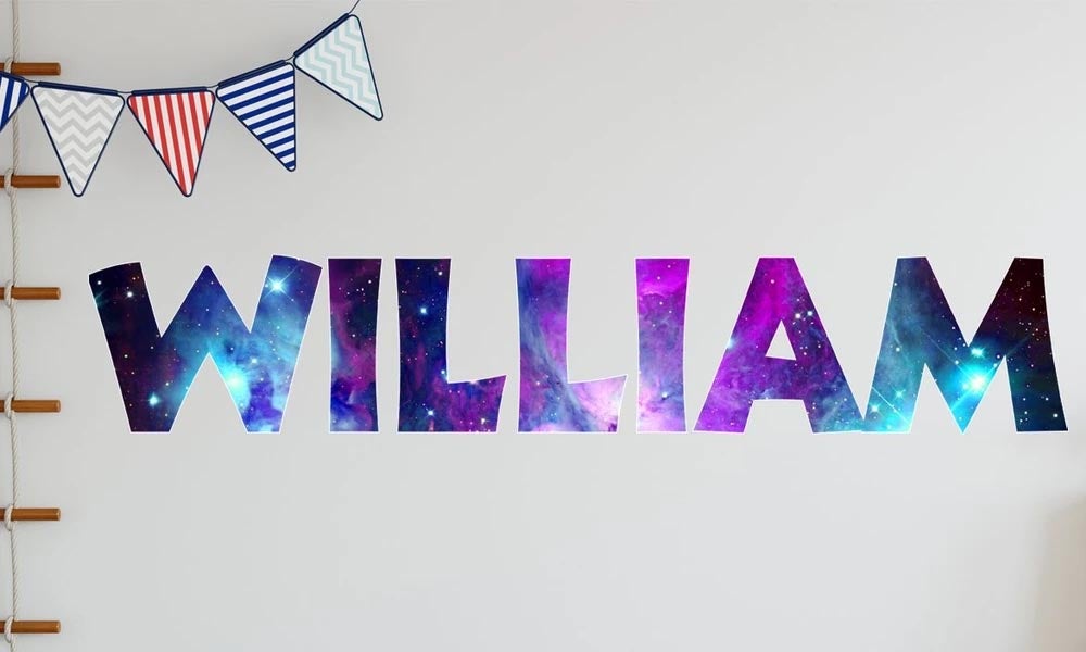 Transform Your Décor with Personalized Name Decals