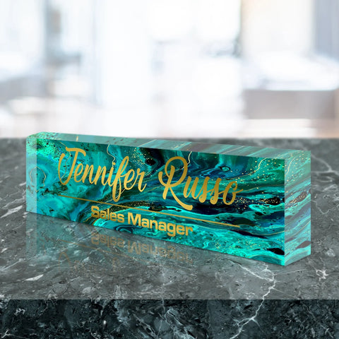 Personalized Desk Name Plates