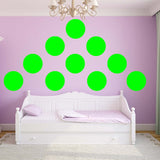 VWAQ Polka Dots Wall Decals Big 12 Inch Peel & Stick Dots Wall Art Colors Kids- MM-118 - VWAQ Vinyl Wall Art Quotes and Prints