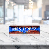 Personalized Name Plate for Desk VWAQ-ACS4