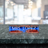 Personalized Name Plate for Desk VWAQ-ACS4