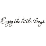 VWAQ Enjoy the Little Things Vinyl Wall Quotes Decal - VWAQ Vinyl Wall Art Quotes and Prints