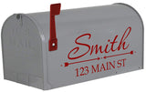 VWAQ Personalized Name on Mailbox Decals - TTC17 - VWAQ Vinyl Wall Art Quotes and Prints