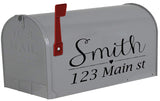 VWAQ Personalized Mailbox Name Sticker Custom Mailbox Address Decals - TTC19 - VWAQ Vinyl Wall Art Quotes and Prints