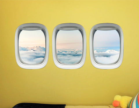Airplane Window Decals