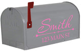 VWAQ Personalized Name on Mailbox Decals - TTC17 - VWAQ Vinyl Wall Art Quotes and Prints