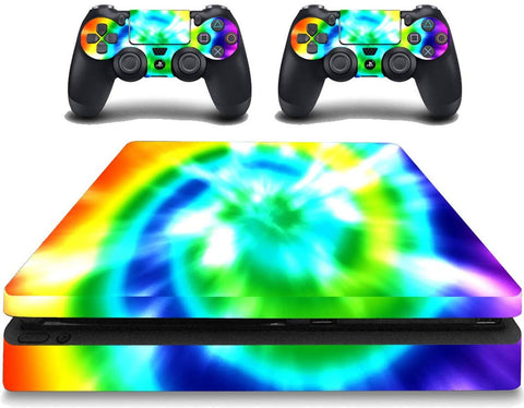 VWAQ PS4 Slim Game Skin Tie Dye Pattern - PSGC2