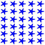 VWAQ Sea Star Wall Art Beach Decor - Starfish Nautical Wall Decal - Seastar - 30 Pack - VWAQ Vinyl Wall Art Quotes and Prints