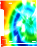 VWAQ Game Skins for Nintendo Wii U Tie Dye Rainbow Design - WGC2 - VWAQ Vinyl Wall Art Quotes and Prints