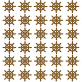 VWAQ Sailor Ship Wheel Wall Sticker - Nautical Wheel Wall Decal - Navy Decor- 30 Pack - VWAQ Vinyl Wall Art Quotes and Prints