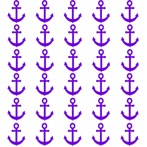 VWAQ Sailor Anchor Wall Stickers - Nautical Anchor Wall Decal - Navy Decor- 30 Pack - VWAQ Vinyl Wall Art Quotes and Prints