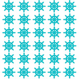 VWAQ Sailor Ship Wheel Wall Sticker - Nautical Wheel Wall Decal - Navy Decor- 30 Pack - VWAQ Vinyl Wall Art Quotes and Prints