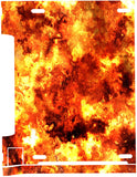 VWAQ Wii U Flame Decal Sticker Nintendo Wii U Console Fire Skin Cover - WGC3 - VWAQ Vinyl Wall Art Quotes and Prints