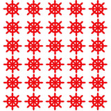 VWAQ Sailor Ship Wheel Wall Sticker - Nautical Wheel Wall Decal - Navy Decor- 30 Pack - VWAQ Vinyl Wall Art Quotes and Prints