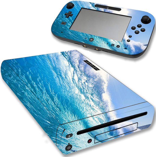 VWAQ Wii U Console Ocean Skin Nintendo Wii U Water Decal Sticker Covers - WGC9 - VWAQ Vinyl Wall Art Quotes and Prints