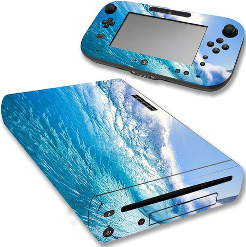 VWAQ Wii U Console Ocean Skin Nintendo Wii U Water Decal Sticker Covers - WGC9 - VWAQ Vinyl Wall Art Quotes and Prints