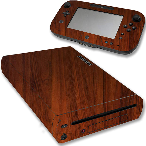 VWAQ Wii U Wood Skins Nintendo Wii U Console Woodgrain Skin Decal - WGC4 - VWAQ Vinyl Wall Art Quotes and Prints