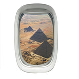 VWAQ Pyramids of Giza Airplane Window View Wall Decal - A100 - VWAQ Vinyl Wall Art Quotes and Prints