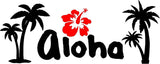 VWAQ Aloha Hibiscus Flower Hawaii Bedroom Wall Quotes Decal - VWAQ Vinyl Wall Art Quotes and Prints