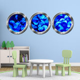 VWAQ Ocean Decals Animals Wall Decor - Jellyfish Wall Sticker, Sea Life Art Prints