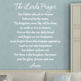 VWAQ The Lords Prayer Our Father Bible Vinyl Wall art Decal - VWAQ Vinyl Wall Art Quotes and Prints