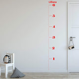 VWAQ Personalized Growth Chart Decal