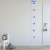 VWAQ Personalized Growth Chart Decal