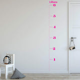 VWAQ Personalized Growth Chart Decal