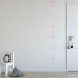 VWAQ Personalized Growth Chart Decal