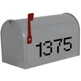 VWAQ Mailbox Custom Address Decal - Personalized House Numbers - CMB26 - VWAQ Vinyl Wall Art Quotes and Prints