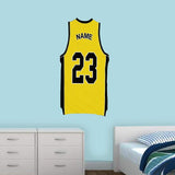 Custom Basketball Jersey Decal no background