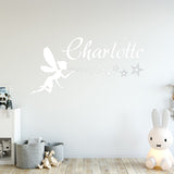 VWAQ Custom Fairy Name Wall Decal - Personalized Girls Vinyl Wall Decor - CS9 - VWAQ Vinyl Wall Art Quotes and Prints