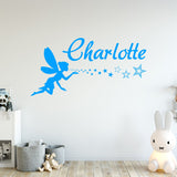 VWAQ Custom Fairy Name Wall Decal - Personalized Girls Vinyl Wall Decor - CS9 - VWAQ Vinyl Wall Art Quotes and Prints