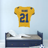 Custom Football Jersey decals no background