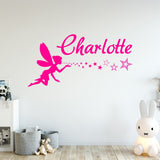 VWAQ Custom Fairy Name Wall Decal - Personalized Girls Vinyl Wall Decor - CS9 - VWAQ Vinyl Wall Art Quotes and Prints