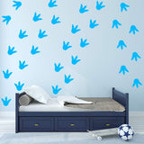 VWAQ Dinosaur Footprints Floor Decals - Peel and Stick Wall Stickers - 30 PCS - VWAQ Vinyl Wall Art Quotes and Prints