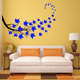 VWAQ Tree Branch Leaves Wall Sticker - Living Room Decal Decor - 37 PCS - VWAQ Vinyl Wall Art Quotes and Prints