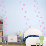 VWAQ Wolf Footprints Wall Decals - Peel and Stick Dog Floor Decals - 36 PCS - VWAQ Vinyl Wall Art Quotes and Prints