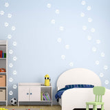 VWAQ Wolf Footprints Wall Decals - Peel and Stick Dog Floor Decals - 36 PCS - VWAQ Vinyl Wall Art Quotes and Prints