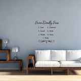 VWAQ Seven Deadly Sins Bible Vinyl Wall art Decal - VWAQ Vinyl Wall Art Quotes and Prints