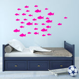 VWAQ Pack of 32 Peel and Stick Fish Vinyl Wall Decals - VWAQ Vinyl Wall Art Quotes and Prints