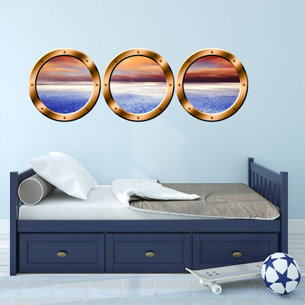 Bronze Window Porthole Ship Windows no background