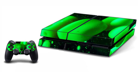 Skin For PS4 Lava Lamp Console And Controller Green Decal To Fit Playstation 4 VWAQ