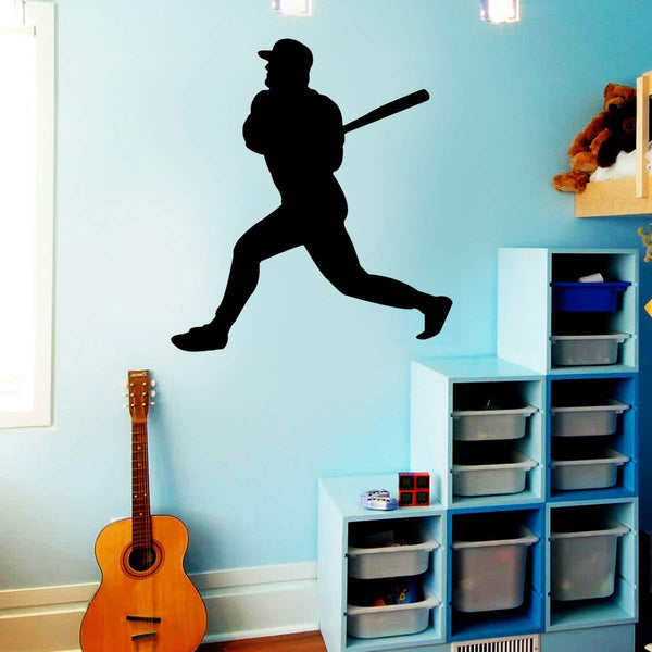 VWAQ Baseball Wall Decals for Boys Room - Sports Vinyl Stickers Decor - VWAQ Vinyl Wall Art Quotes and Prints