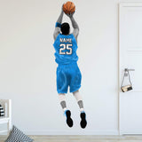 VWAQ Personalized Basketball Player Wall Decal - Custom Name Sports Wall Sticker Peel and Stick - HOL31 - VWAQ Vinyl Wall Art Quotes and Prints