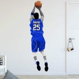 VWAQ Personalized Basketball Player Wall Decal - Custom Name Sports Wall Sticker Peel and Stick - HOL31 - VWAQ Vinyl Wall Art Quotes and Prints