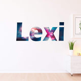 VWAQ Galaxy Wall Letters Personalized Kids Room Decor Horizontal - GN18 - VWAQ Vinyl Wall Art Quotes and Prints