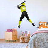 VWAQ Custom Girls Softball Wall Decals with Name - Personalized Baseball Wall Sticker Sports Decor - HOL39 - VWAQ Vinyl Wall Art Quotes and Prints