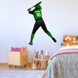 VWAQ Custom Girls Softball Wall Decals with Name - Personalized Baseball Wall Sticker Sports Decor - HOL39 - VWAQ Vinyl Wall Art Quotes and Prints