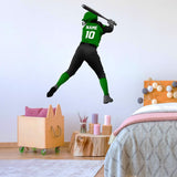 VWAQ Custom Girls Softball Wall Decals with Name - Personalized Baseball Wall Sticker Sports Decor - HOL39 - VWAQ Vinyl Wall Art Quotes and Prints